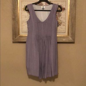 Purple shift dress